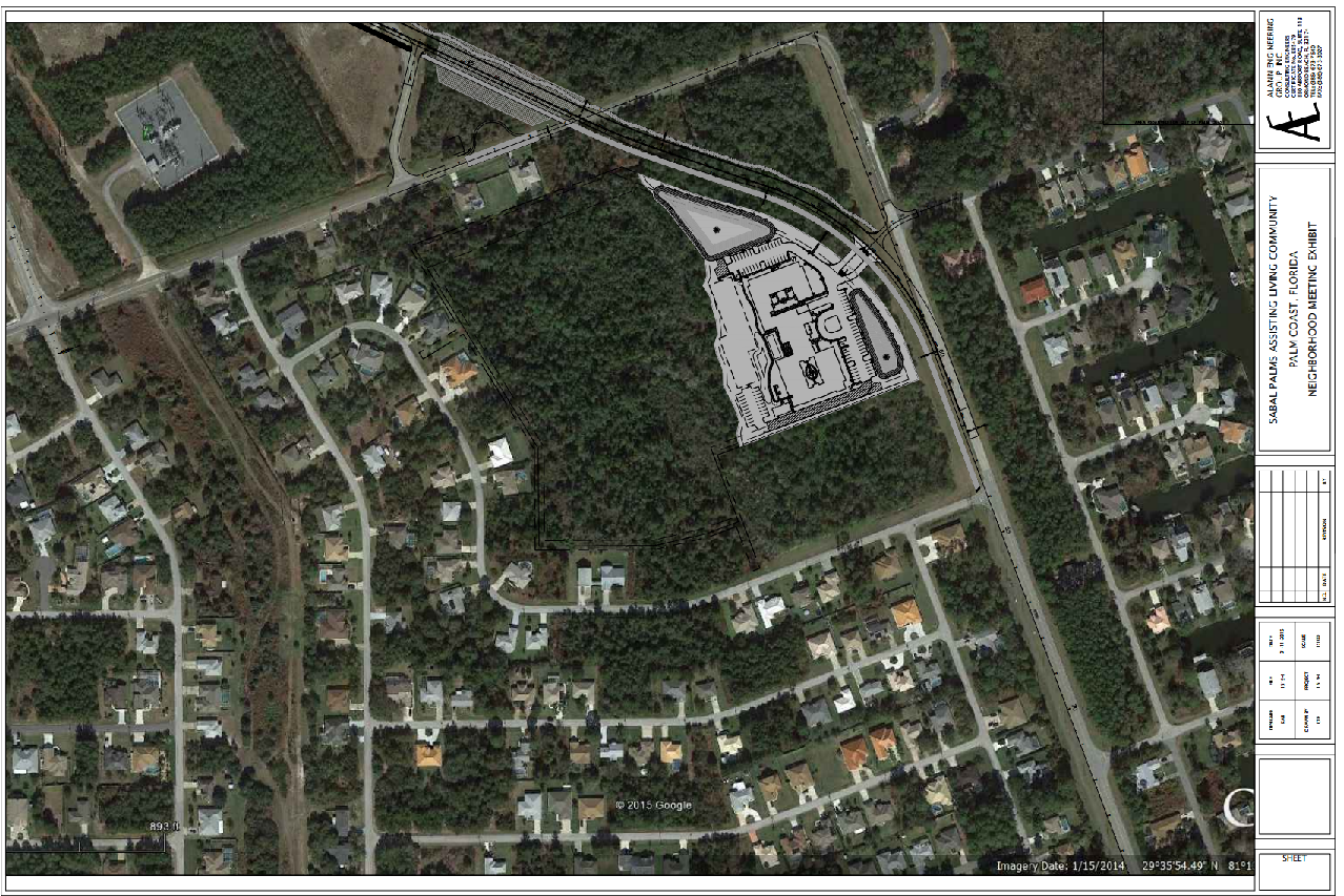 Sabal P:alms Senior Living aerial site plan